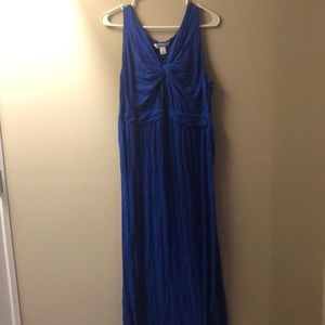 Blue Motherhood Maternity Long dress